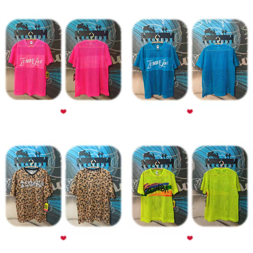 ZUMBA 2026 สไตล์ใหม่ ZW กีฬาแขนสั้นเสื้อยืดรุ่นหลวมฟิตเนส Quick-Drying เรืองแสงสีเหลืองผู้ชายผู้หญิง ZUMBA Re