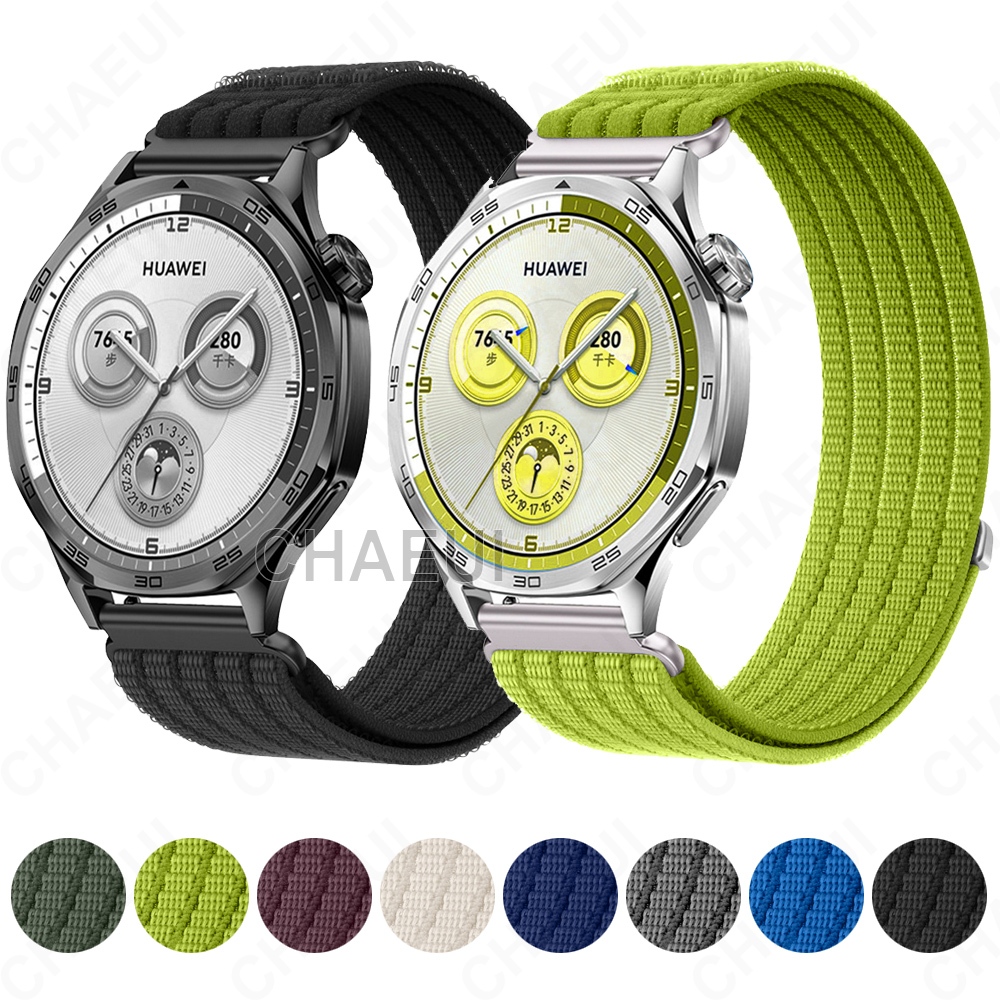 สายถักสร้อยข้อมือไนลอนอุปกรณ์เสริมสําหรับ Huawei Watch GT6 Pro GT5 GT4 46mm 41mm 42mm