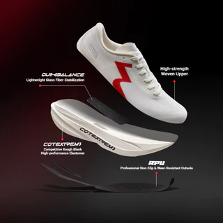 【361 Degrees】 Mironude SL 1.5 รองเท้าวิ่งน้ำหนักเบา Non-Carbon Plate สำหรับซ้อมวิ่ง Speed Training 672642222