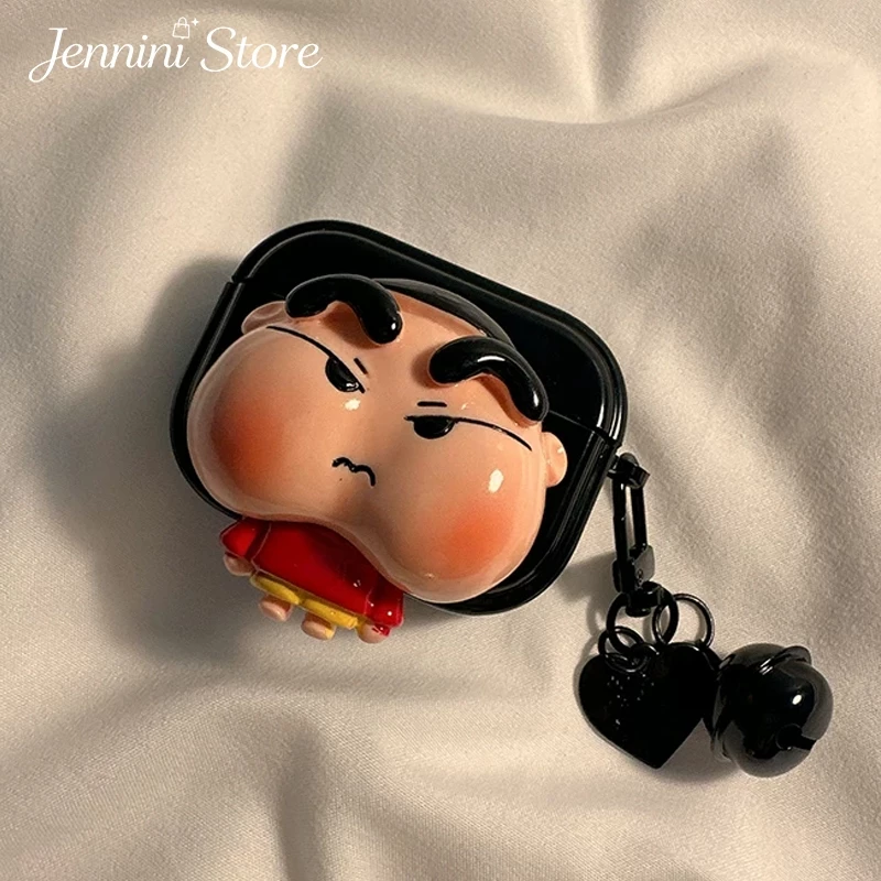 พร้อมส่งส่ งจากไทย🚚Angry Crayon Shin Chan หูฟังไร้สายกล่องบลูทูธ airpods Pro 1/2/3/4 หูฟังเคสป้องกัน 4 case เคส 4/3 เคส 3/4 Pro Pro2 เคส pro 3 airpods case 3/pro/pro2 AirPodsPro3 เคสป้องกันสําหรับ Pro/Pro2
