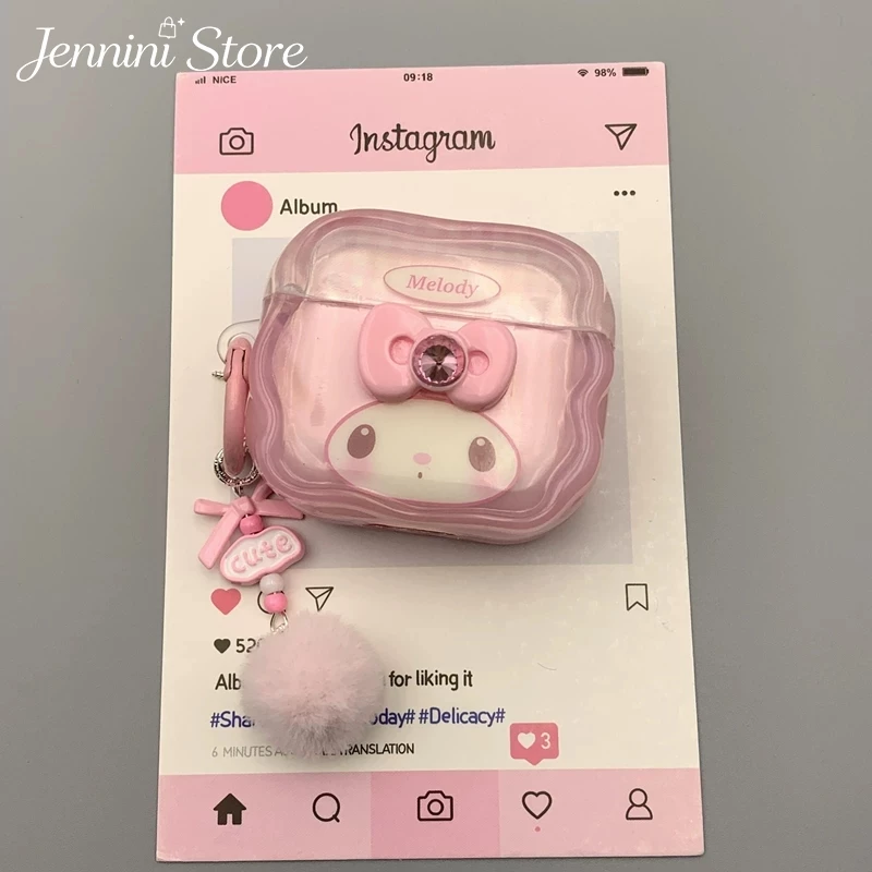 พร้อมส่งส่ งจากไทย🚚น่ารัก Melody 4/3/2/1 AirPodsPro2 เคสหูฟังซิลิโคนป้องกันการตก 4 case เคส 4/3 เคส 3/4 Pro Pro2 เคส pro 3 airpods case 3/pro/pro2 AirPodsPro3 เคสป้องกันสําหรับ Pro3/2