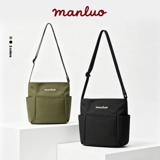 MANLUO Daily Pocket กระเป๋าสะพายข้าง โลโก้เปลี่ยนสี กันน้ำ ดีไซน์มินิมอล Unisex พร้อมส่งในไทย