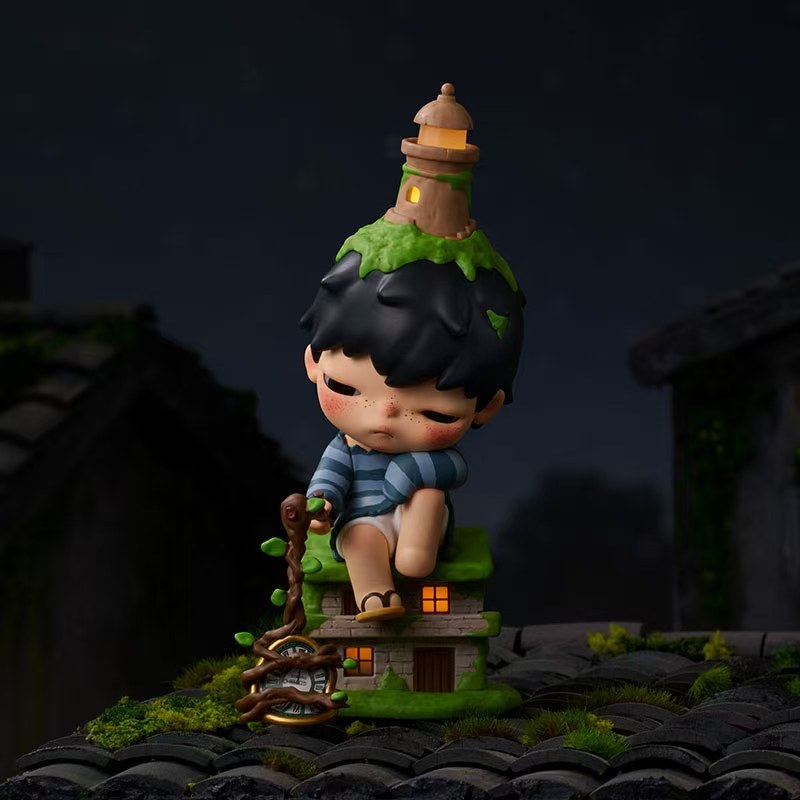P POPMART POPMART Ono Hirono Hirono Hirono หลังจากเวลา Hand-Made แขวนการ์ดของเล่นเครื่องประดับของขวั