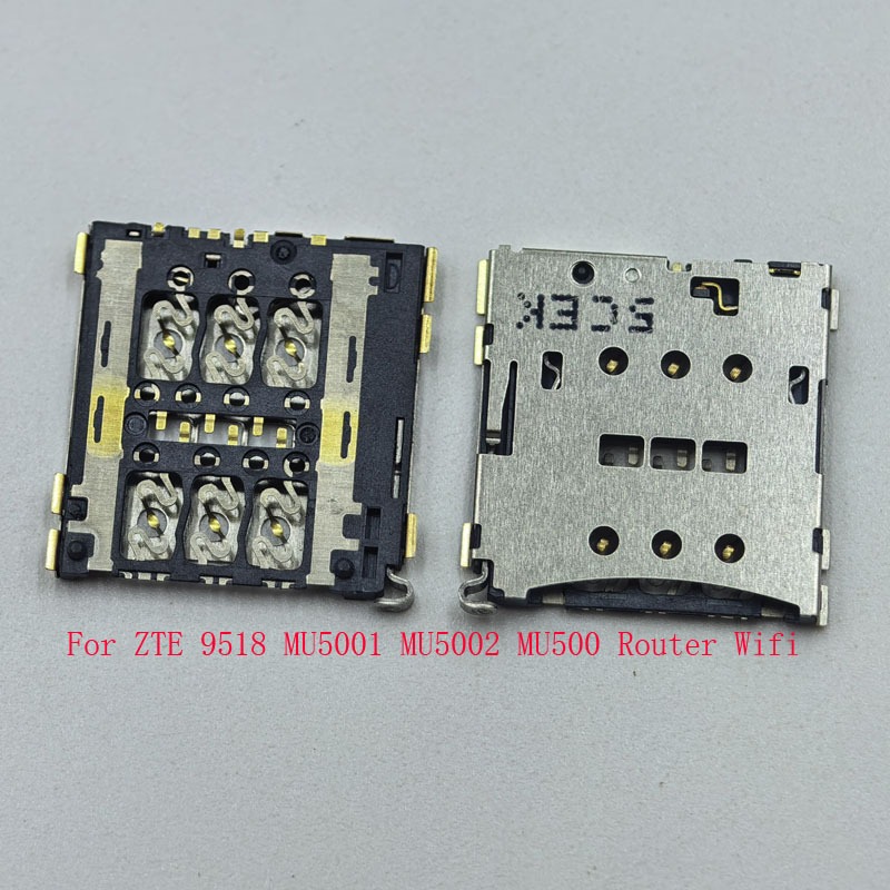 5-10 ชิ้น Router Wifi ซิมการ์ด Reader ผู้ถือปลั๊กสําหรับ ZTE 9518 MU5001 MU5002 MU500 ซ็อกเก็ต Conta