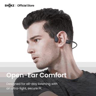 SHOKZ S803MN OpenRun Mini มาตรฐานการทนน้ำ IP67 | แบตเตอรี่ใช้งานได้นาน 8 ชั่วโมง | เบาสบายเพียง 26 กรัม ด้วยดีไซน์ Open-Ear | ชาร์จไว