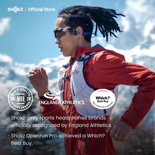 SHOKZ S803MN OpenRun Mini มาตรฐานการทนน้ำ IP67 | แบตเตอรี่ใช้งานได้นาน 8 ชั่วโมง | เบาสบายเพียง 26 กรัม ด้วยดีไซน์ Open-Ear | ชาร์จไว