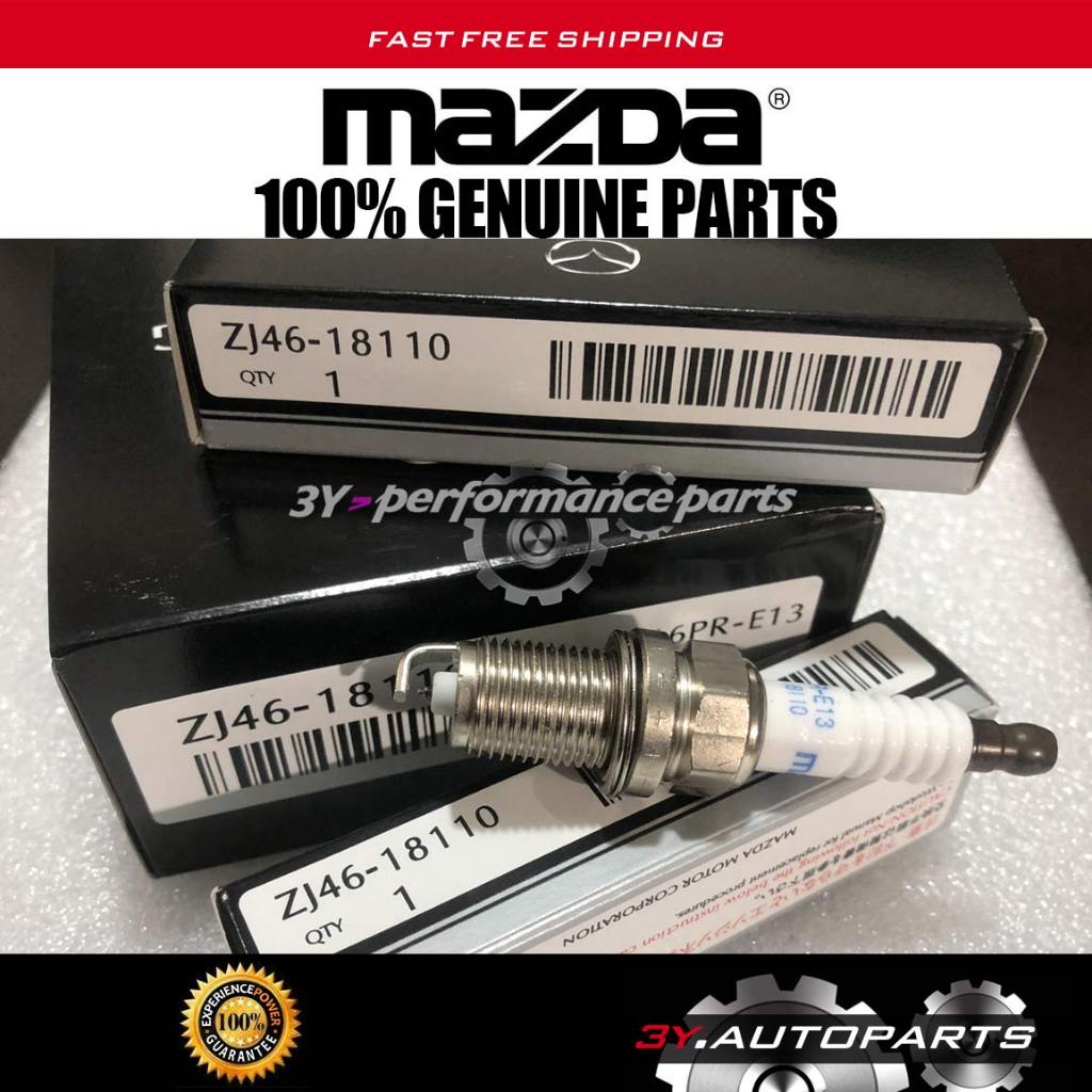 ของแท้ Mazda ZJ46-18-110 (@4 ชิ้น) = ชุดหัวเทียนอิริเดียม Mazda 2/3 NON SKYACTIVE 1.3l 1.5l 1.6l 200