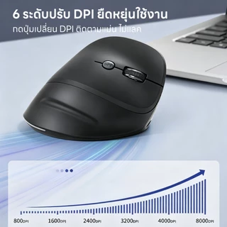 【+1 ฿ รับของแถม】SUNROSE Tri-Mode Ergonomic เมาส์แนวตั้งแบบมีสาย + 2.4G + บลูทูธ, เช่น เมาส์ตามหลักสรีรศาสตร เม้าส์ไร้สาย เงียบคลิก, จอแสดงผล RGB Backlight, สําหรับบรรเทาอาการปวดข้อมือ เช่น เมาส์ไร้สาย
