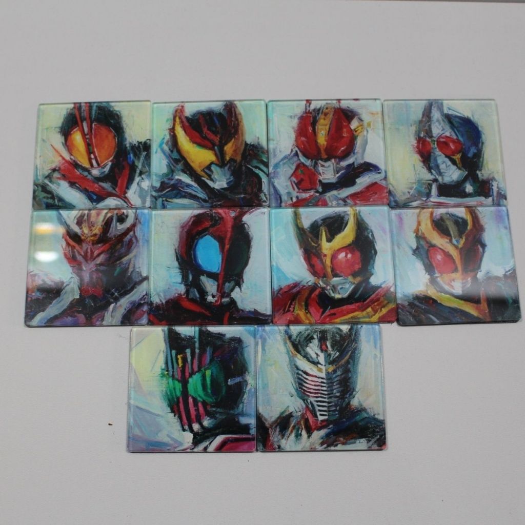 Kamen Rider สติ๊กเกอร์ติดตู้เย็นสติ๊กเกอร์ตู้เย็นอะคริลิค Empty Me Yajuo 555 0605 #.