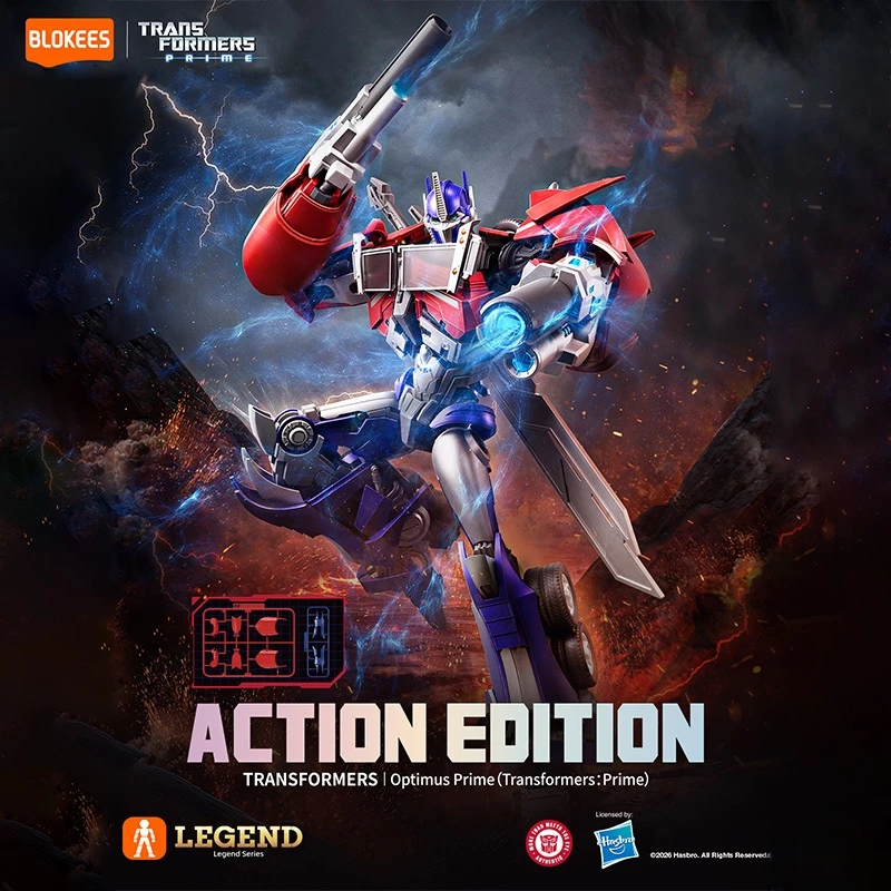 เปิดตัวใหม่BLOKEES Transformers Action Edition 06 รูป Optimus Prime รูปสะสมชุด
