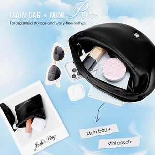 【ซื้อ1ได้ถึง2】BOSTANTEN Jodie Bag กระเป๋าถือ​ เนื้อนุ่มฟูเบาๆ สไตล์ฝรั่งเศส ใส่ของได้เยอะ ดีไซน์เรียบหรู ใส่ของหนักไม่เจ็บไหล่ กระเป๋าผ้าซับซ้อน