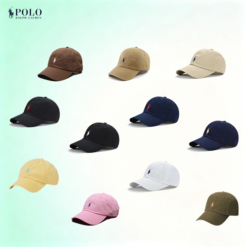 Classic Cap🧢Polo Ralph Lauren หมวกเบสบอลผ้าฝ้ายระบายอากาศได้ดี