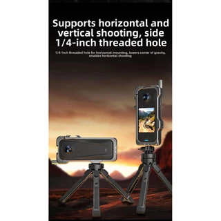 กรงอลูมิเนียมสำหรับ Insta360 X4 Air โดยเฉพาะ | แข็งแรง ทนทาน ปกป้องครบทุกมุม