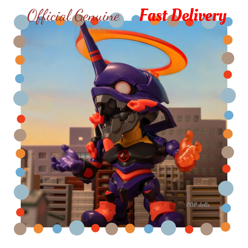 ของแท้ Saint-Ski EVA New Century Gospel Warrior Super Movable Assembly Model Blind Box Hand-made