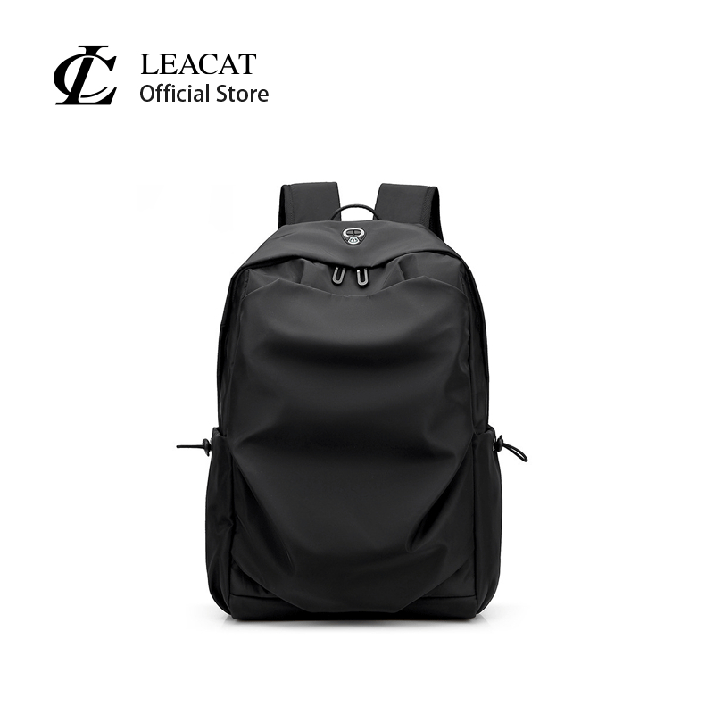 Leacat แฟชั่นอินเทรนด์ผู้ชายกระเป๋าเป้สะพายหลังลําลองความจุขนาดใหญ่, 15.6 นิ้วแล็ปท็อปกระเป๋าเดินทาง Rucksack กระเป๋านักเรียนอเนกประสงค์