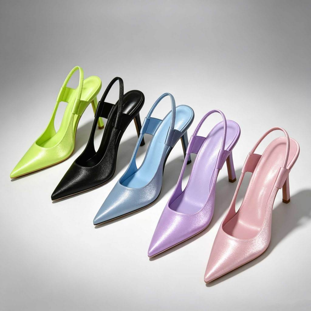 UHAN รองเท้าส้นสูงสไตล์ Candie Heel สำหรับผู้หญิง สไตล์ยุโรป-อเมริกา ไซส์ใหญ่ ดีไซน์แฟชั่น Stiletto