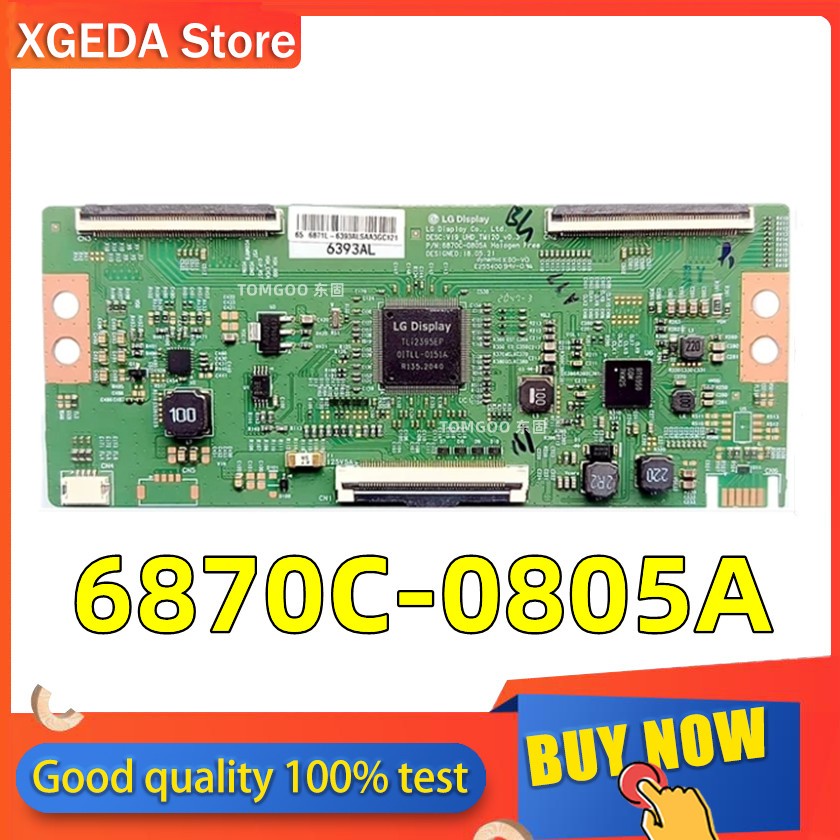บอร์ดตรรกะทีวี 65 นิ้วดั้งเดิม 6870C-0805A ทดสอบบอร์ด T-con