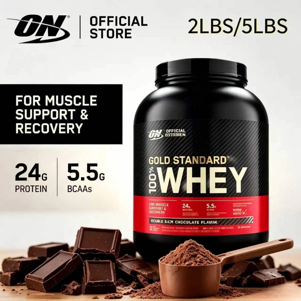 Optimum Nutrition Gold Standard 100% เวย์โปรตีนผง & ผงครีเอทีนไมครอน