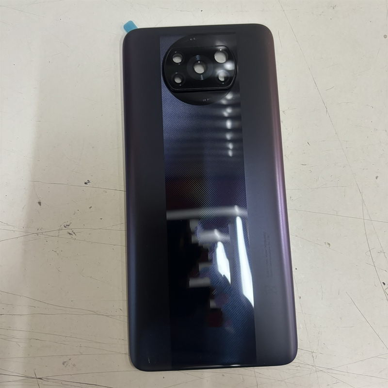 A + ฝาหลังสําหรับ Xiaomi POCO X3 Pro M2102J20SG ฝาครอบแบตเตอรี่ประตูด้านหลังกรณีเลนส์กล้อง