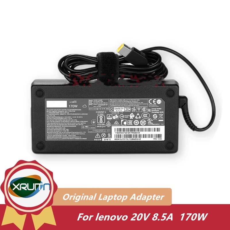 ของแท้ 170W แล็ปท็อปอะแดปเตอร์ Ac สําหรับ Lenovo Thinkpad P50/P51/P70/P71/W540/W541 20V 8.5A Usb Tip