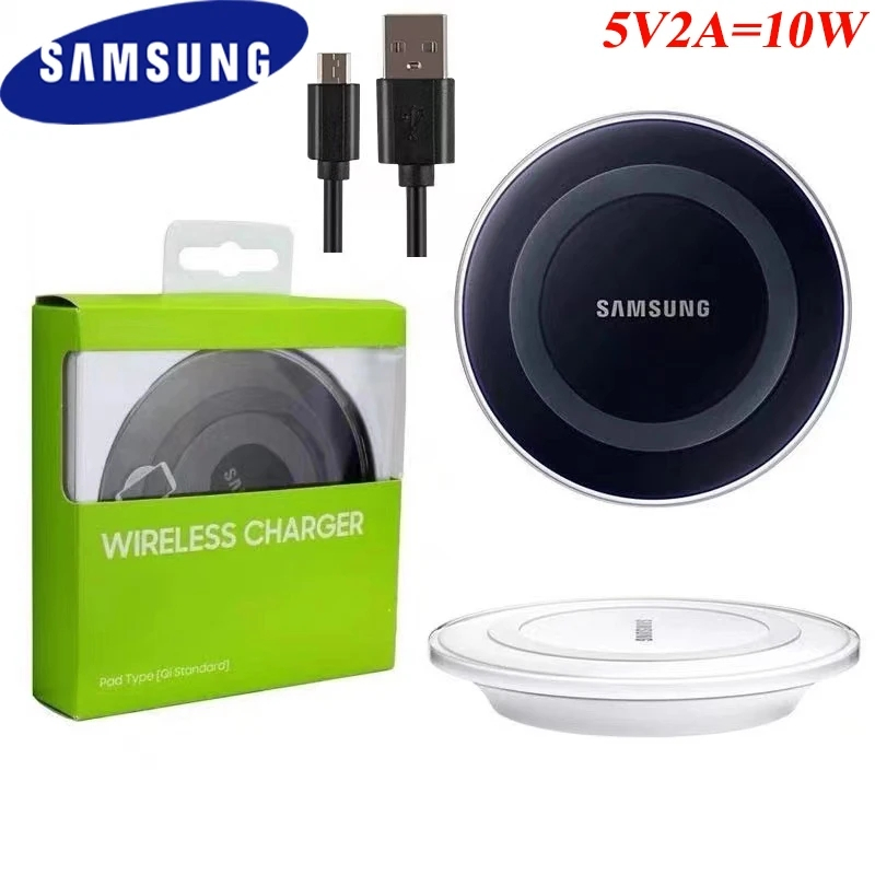 Samsung 5V 2A Wireless Charger 15W QI Charge Pad สําหรับ Galaxy S6 S7 S8 S9 S10 Plus S20 S21 FE S22 
