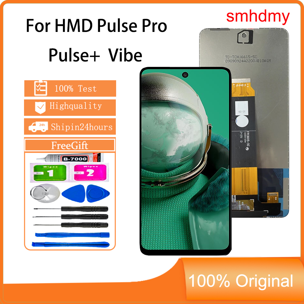 Smhdmy สําหรับ HMD Pulse Pro Pulse + Vibe จอแสดงผล LCD เปลี่ยนหน้าจอสัมผัส
