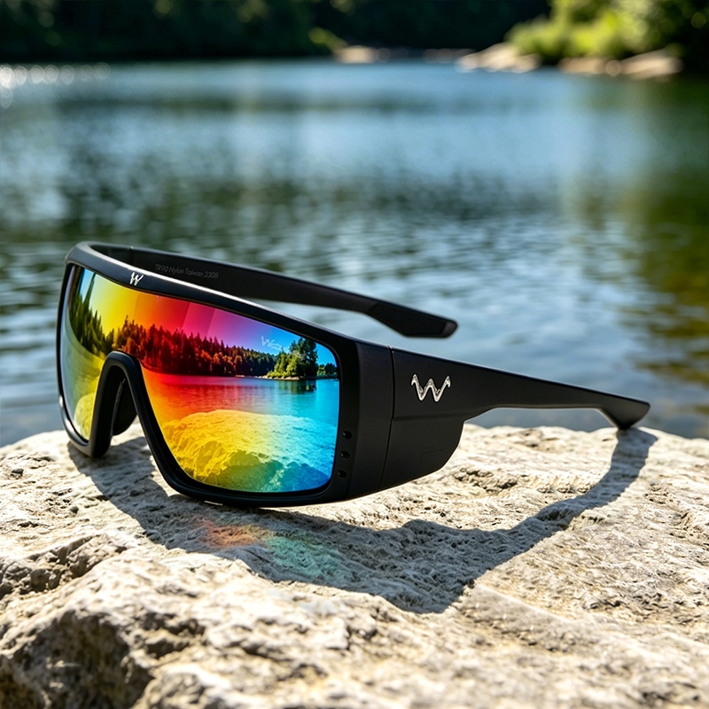 WATERLAND แว่นกันแดดโพลาไรซ์สําหรับเล่นกีฬา TR90 ฟิล์มสีสันสดใสกลางแจ้งสําหรับผู้ชายและผู้หญิงตกปลาขี่จักรยาน UV400 ป้องกัน