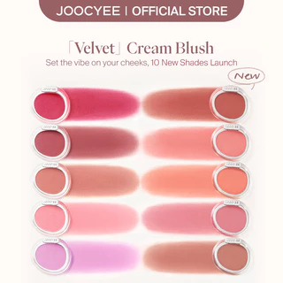 [New]JOOCYEE Velvet Cream Blush บลัชออนเนื้อครีมกํามะหยี่