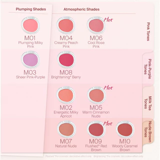 [New]JOOCYEE Velvet Cream Blush บลัชออนเนื้อครีมกํามะหยี่