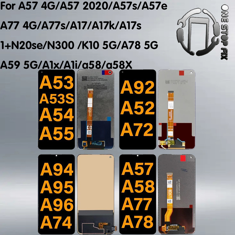 สําหรับ A57 4G/ A57 2020/A57s/A57e/A77 4G/A77s/A17/A17k/A17s/1+N20se/N300 /K10 5G/a58/A78i/A5x/a58/A