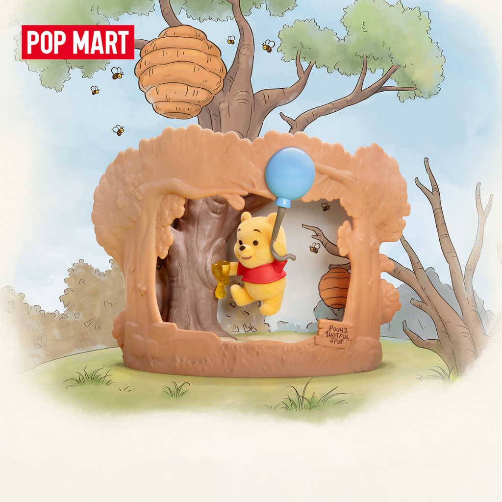 POP MART Winnie-the-Pooh Treehouse Theatre Series Figures