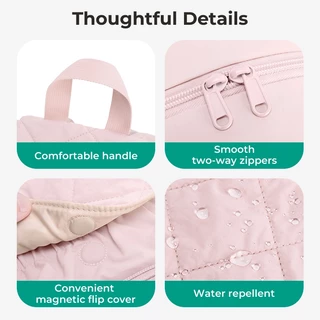 BAGSMART กระเป๋าเป้สะพายหลังผู้หญิง Daypack ใส่แท็บเล็ต 9.7 นิ้ว น้ำหนักเบา กันน้ำ มีหลายช่อง ใช้ประจำวัน