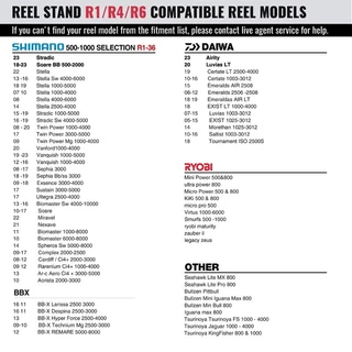 Gomexus เสากันล้ม Reel Stand โลหะผสมอลูมิเนียม Shimano เสากันล้มรอก ขาตั้งรอกตกปลากลางคืน ขาตั้ง กันล้ม สำหรับรอกตกปลา ตกปลา shimano daiwa R4
