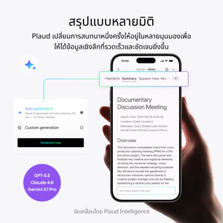 [Official] เครื่องบันทึกเสียง AI Plaud Note, อุปกรณ์จดบันทึก AI สำหรับการประชุม, การบรรยาย, การโทร, พร้อมฟังก์ชันถอดความและสรุปด้วย AI