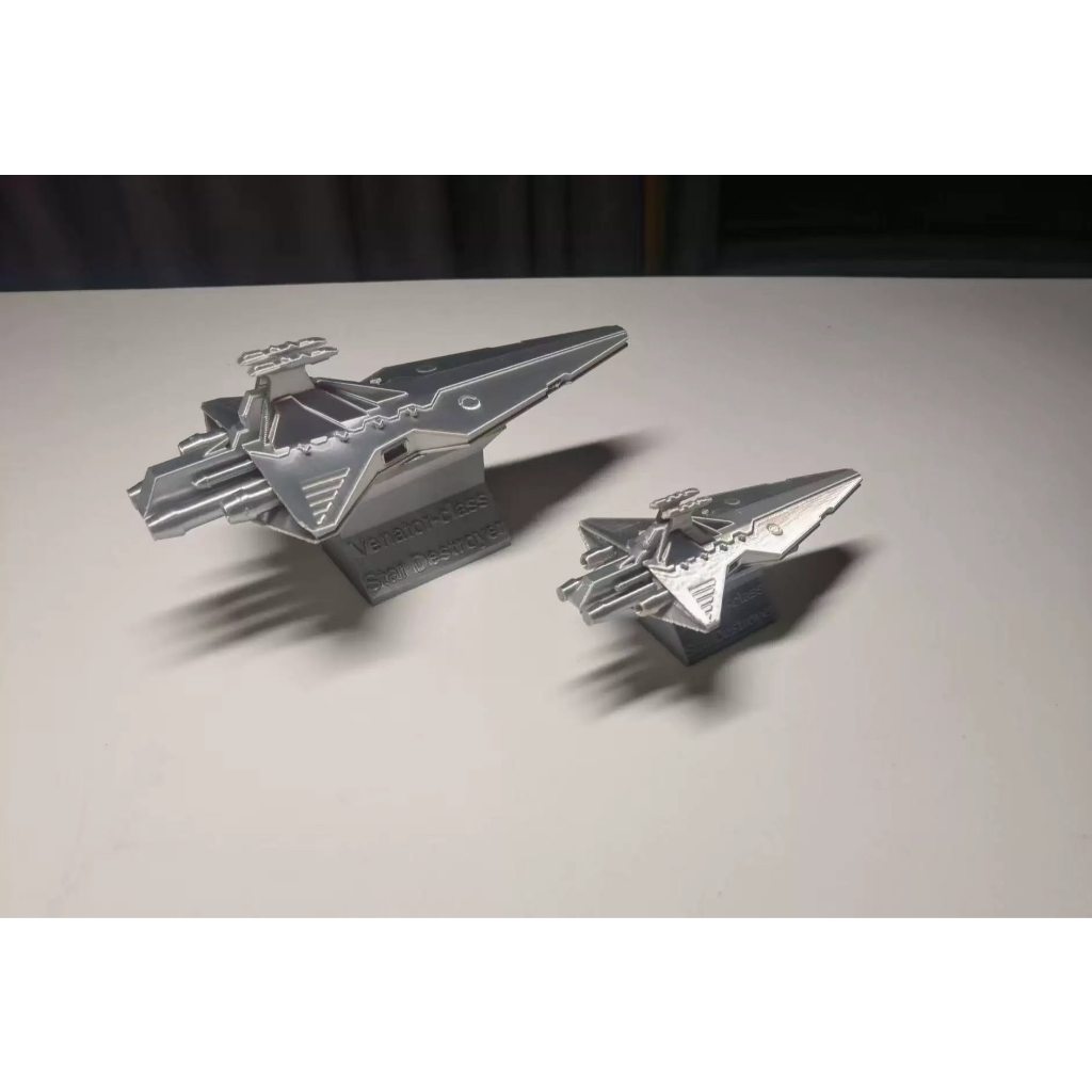 3D การพิมพ์ยานอวกาศ Star Wars Star Wars Hunter-Class J-Starship, พลาสติกเงินสดใส [8 * 17 ซม.], ขนาดการปรับแต่งความต้องการเพื่อสื่อสาร LKCA