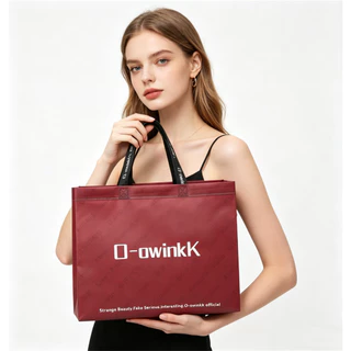O-owinkK Gift Box+Gift Bag Set บรรจุภัณฑ์ของขวัญสีแดงรวมกัน