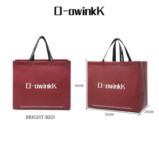 O-owinkK Gift Box+Gift Bag Set บรรจุภัณฑ์ของขวัญสีแดงรวมกัน