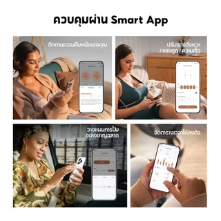 ANKER eufy E20 เครื่องปั๊มนมแบบอุ่นได้, ระดับความร้อน 3 ระดับเครื่องปั้มนมแฮนด์ฟรีพร้อมนวัตกรรม HeatFlow™, จังหวะ Optimized ผ่าน App, โรงพยาบาล-ดูดฝุ่น, ป้องกันการรั่วซึม
