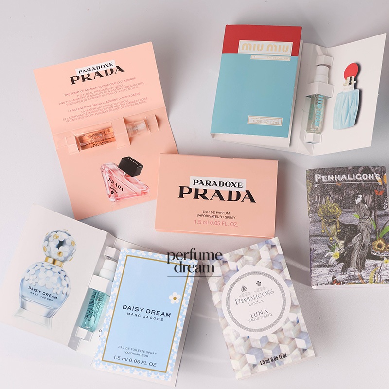 ตัวอย่างน้ําหอมติดทนนาน Paradoxe, Daisy Dream, Daisy Eau So Fresh, Luna, The Bewitching Yasmine, LEau Bleue, 1.5ml
