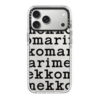 ดอกไม้ marimekko White Edge อะคริลิคแม่เหล็กโทรศัพท์มือถือป้องกันกรณี,เหมาะสําหรับ Apple 17 16 15 14 13 12pro promax plus ใช้