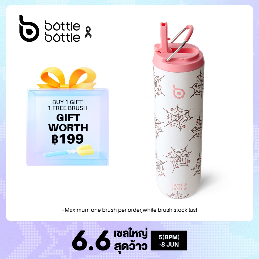 [Limited] BOTTLE BOTTLE 24oz/700ml ฝาปิเปตกีฬาท่องเที่ยวสแตนเลสผนังคู่สูญญากาศโลหะฉนวนขวดสำหรับโรงยิม BPA ฟรีรั่วขวดน้ำ