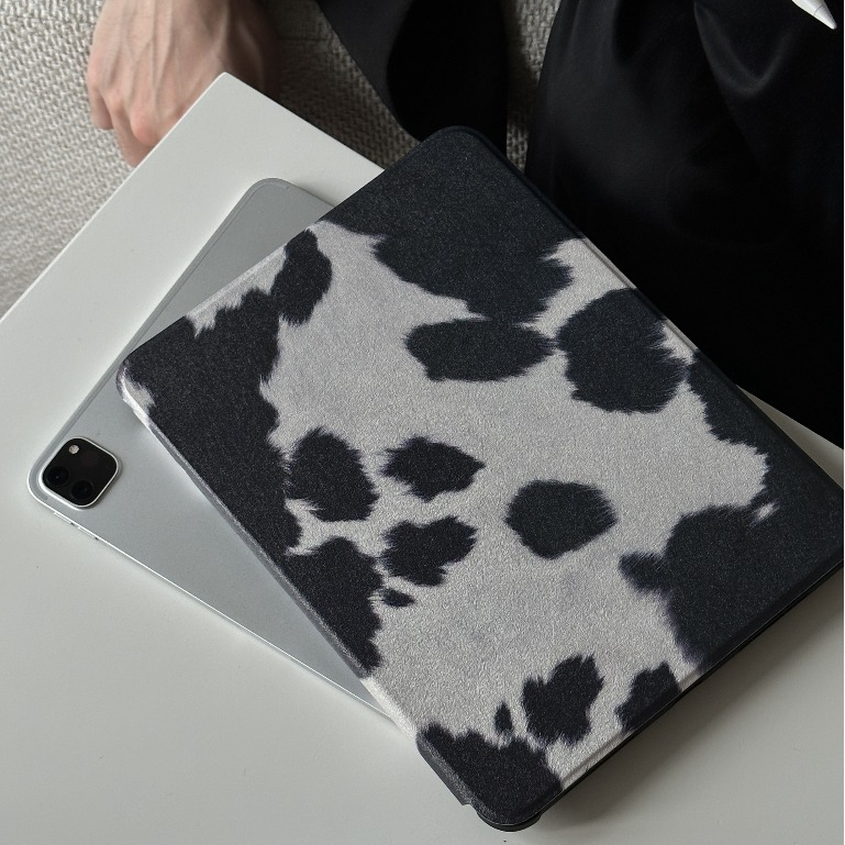 เคส iPad หมุนได้ 360 พร้อมช่องดินสอ, ฝาหลังแบบใส PU แบบนุ่มสําหรับ iPad Mini Air Pro