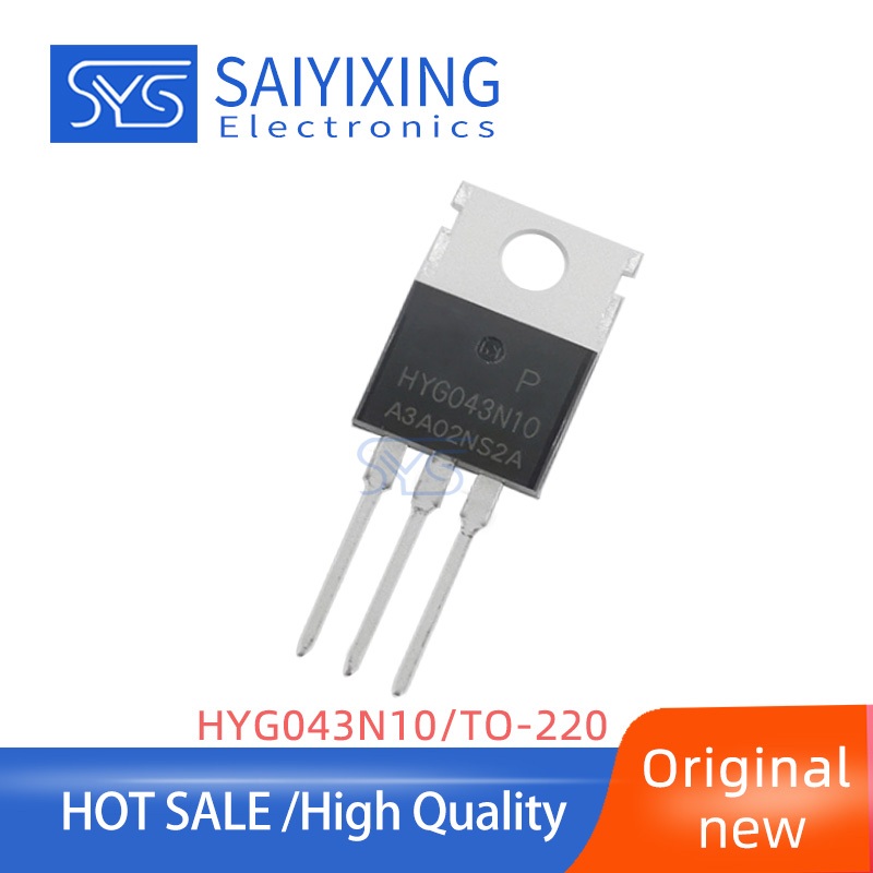 5pcs HYG043N10 Original G043N10 TO-220 ทรานซิสเตอร์ 100V 164A HYG043N10NS2P