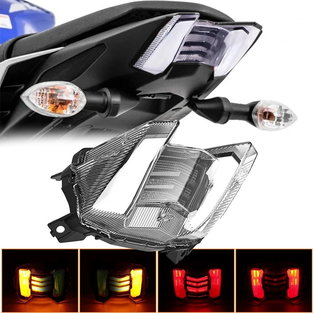 ไฟท้ายรถจักรยานยนต์เบรคไฟเลี้ยวแบบบูรณาการสําหรับYamaha MT-09 FZ-09 FZ09 MT09 2017 2018 2019 2020 อุปกรณ์เสริมรถจักรยานยนต์