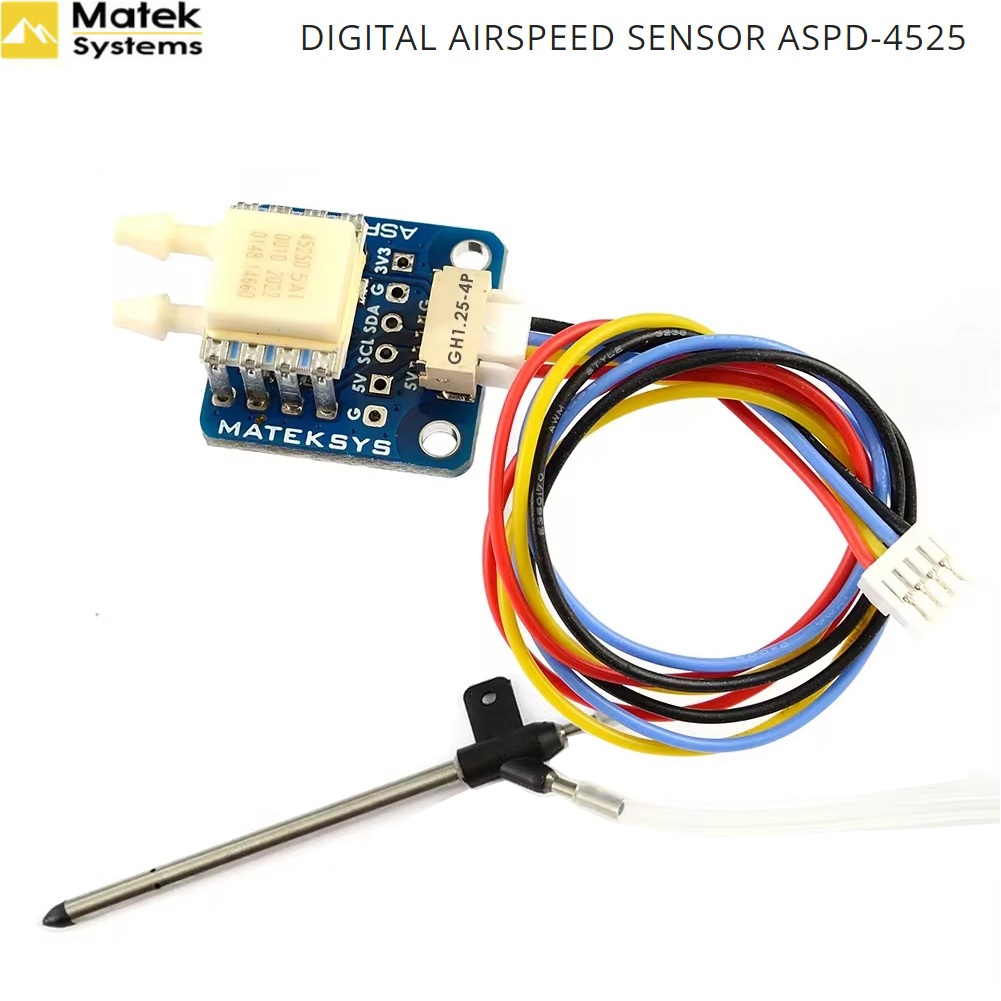 ระบบ MATEK ASPD-4525 DIGITAL AIRSPEED SENSOR 4 ~ 6V DC สําหรับ F405-WING F411-WING F722-Wing Flight 