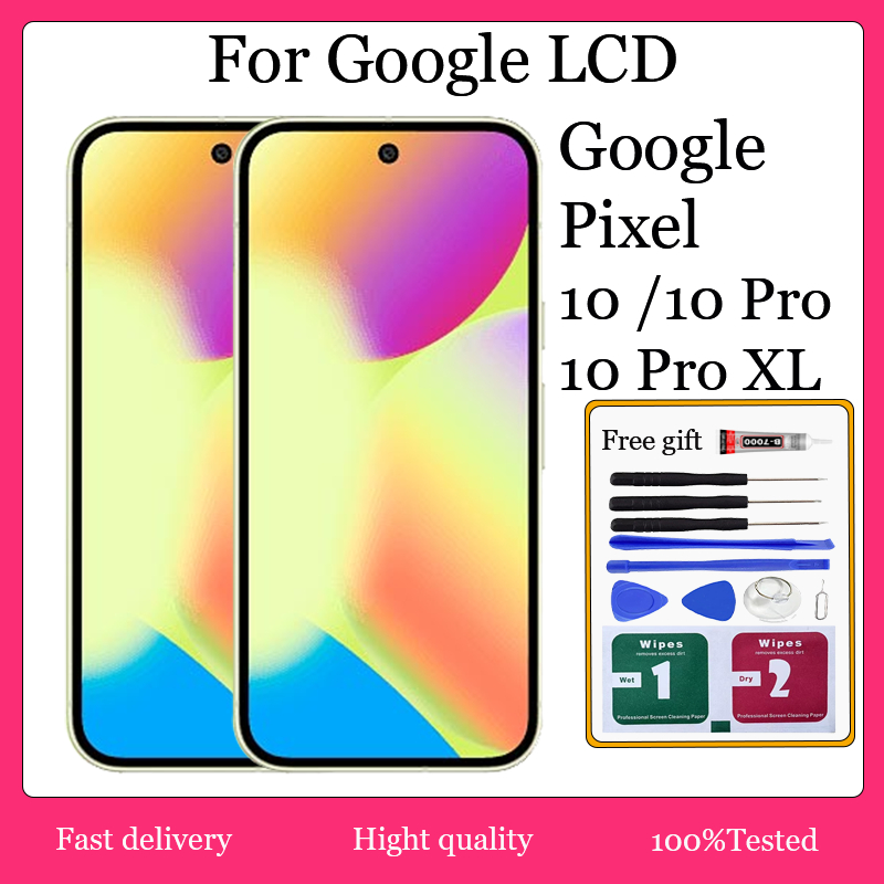 OLED ดั้งเดิมสําหรับ Google Pixel 10 Pixel 10 Pro Pixel 10 Pro XL จอแสดงผล LCD เปลี่ยนหน้าจอสัมผัส