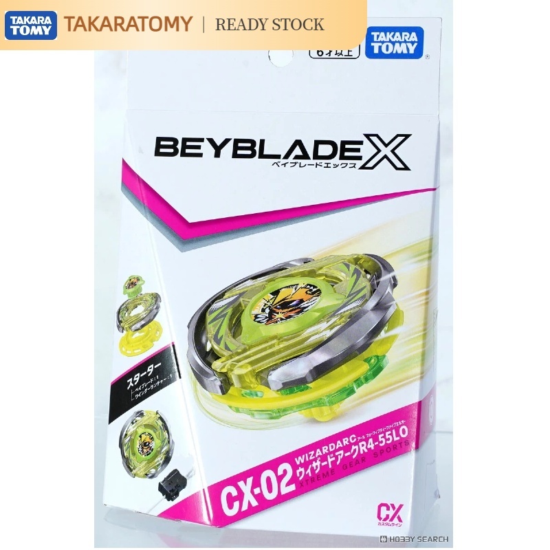[คลังสินค้าพร้อม] TakaraTomy ของแท้ Beyblade X CX-02 Starter Wizard Top