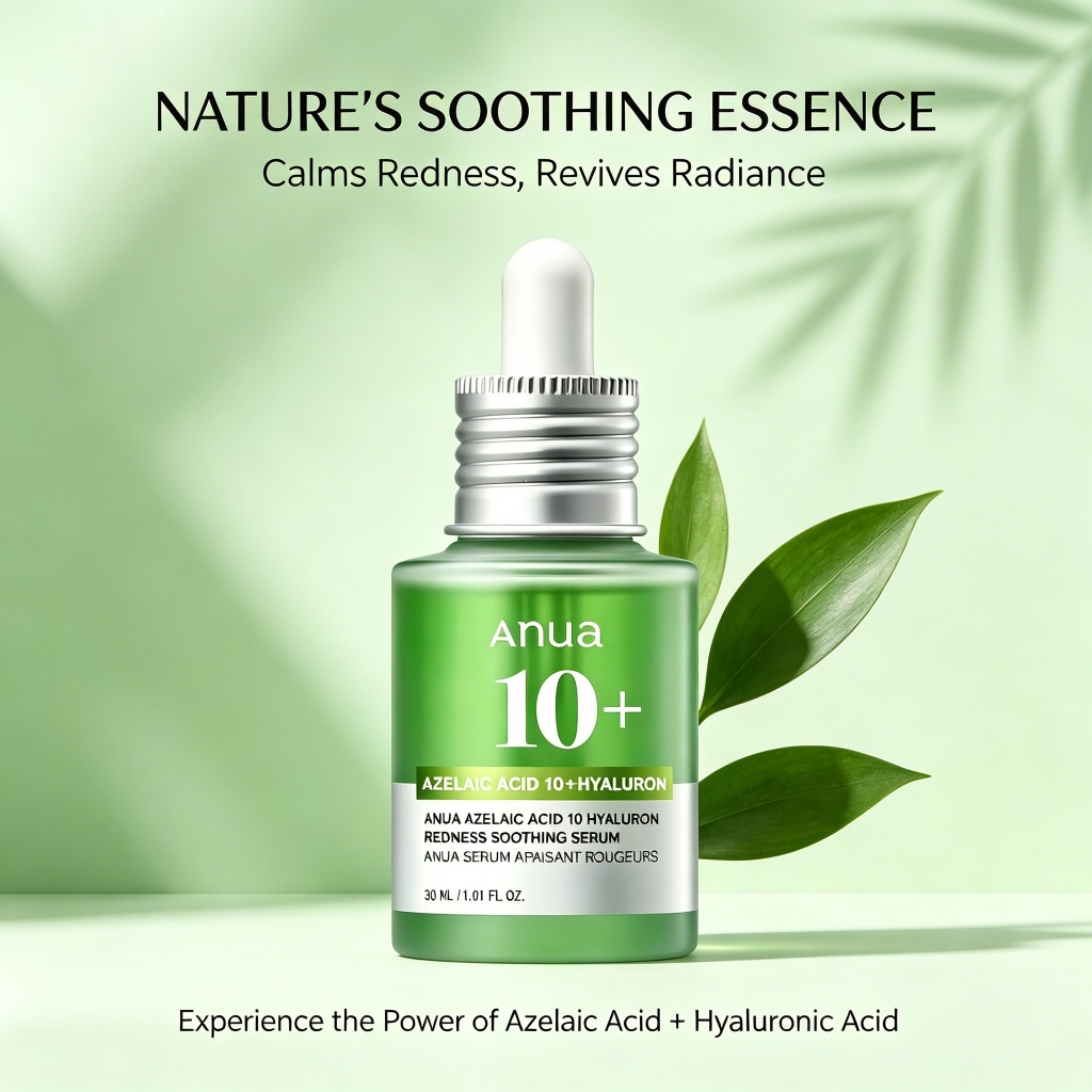 เกาหลี Anua Azelaic Acid 10 Plus Hyaluron Serum, Oil Control & Post-Acne Mark Brightening Face Serum 30ml