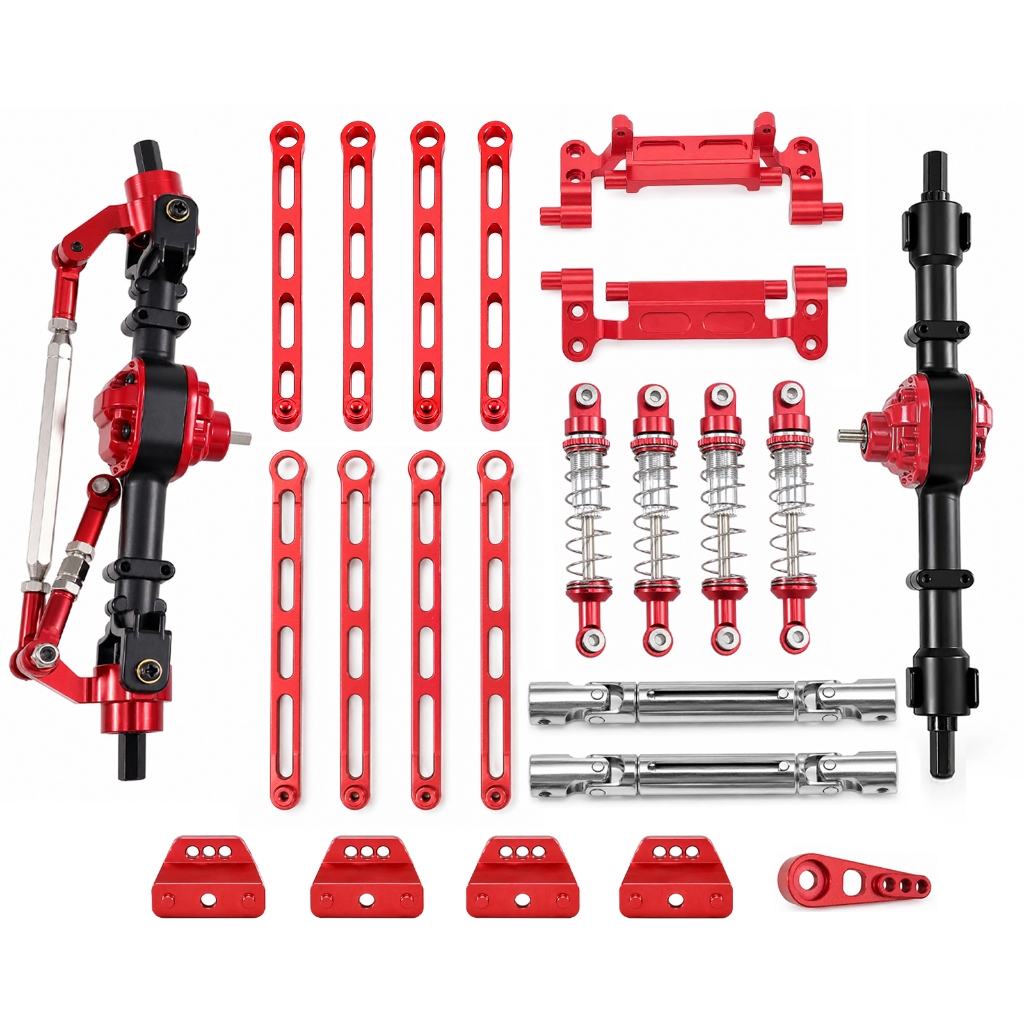 สําหรับ MN 1/12 MN300 MN78 RC รถเพลาโลหะโช้คอัพ Driver SHAFT Linkage Servo แขนอัพเกรดด้านหน้าและด้านหลังเพลาดึง Rod ที่นั่งเกียร์เพลาชุด