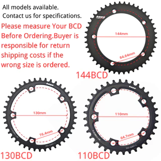 KES ฟัน Disc 130BCD จักรยานพับบวกและลบฟันแผ่นเดียว 38-58T จักรยานห้ารูฟันสําหรับ Litepro อลูมิเนียมวัสดุ